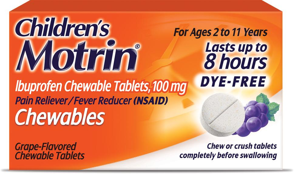 MOTRIN® Dosing Charts for Children & Infants